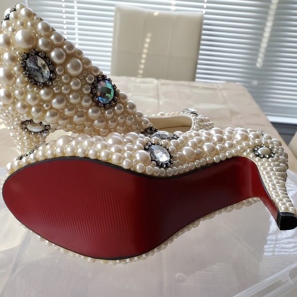 Baoya Fang Handmade Open-Toe Heel Shoes. Size: 6.5 - Picture 5 of 5